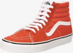 Vans Hoge Sneakers Sneakers Hoog Dames Oranjerood
