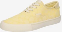 Coach Skate Sneakers Sneakers Laag Dames Geel